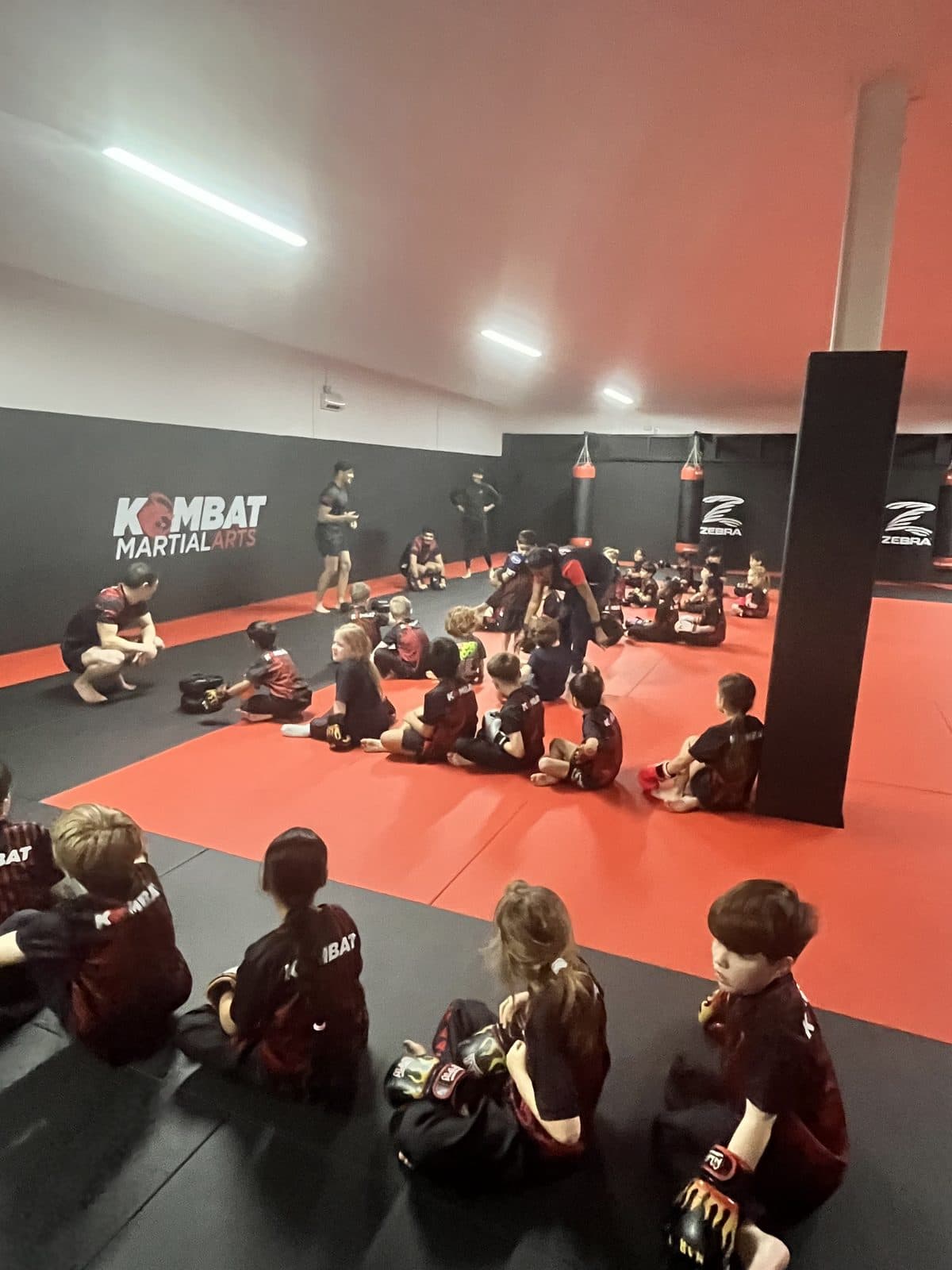 Teenagers training at Kombat Martial Arts